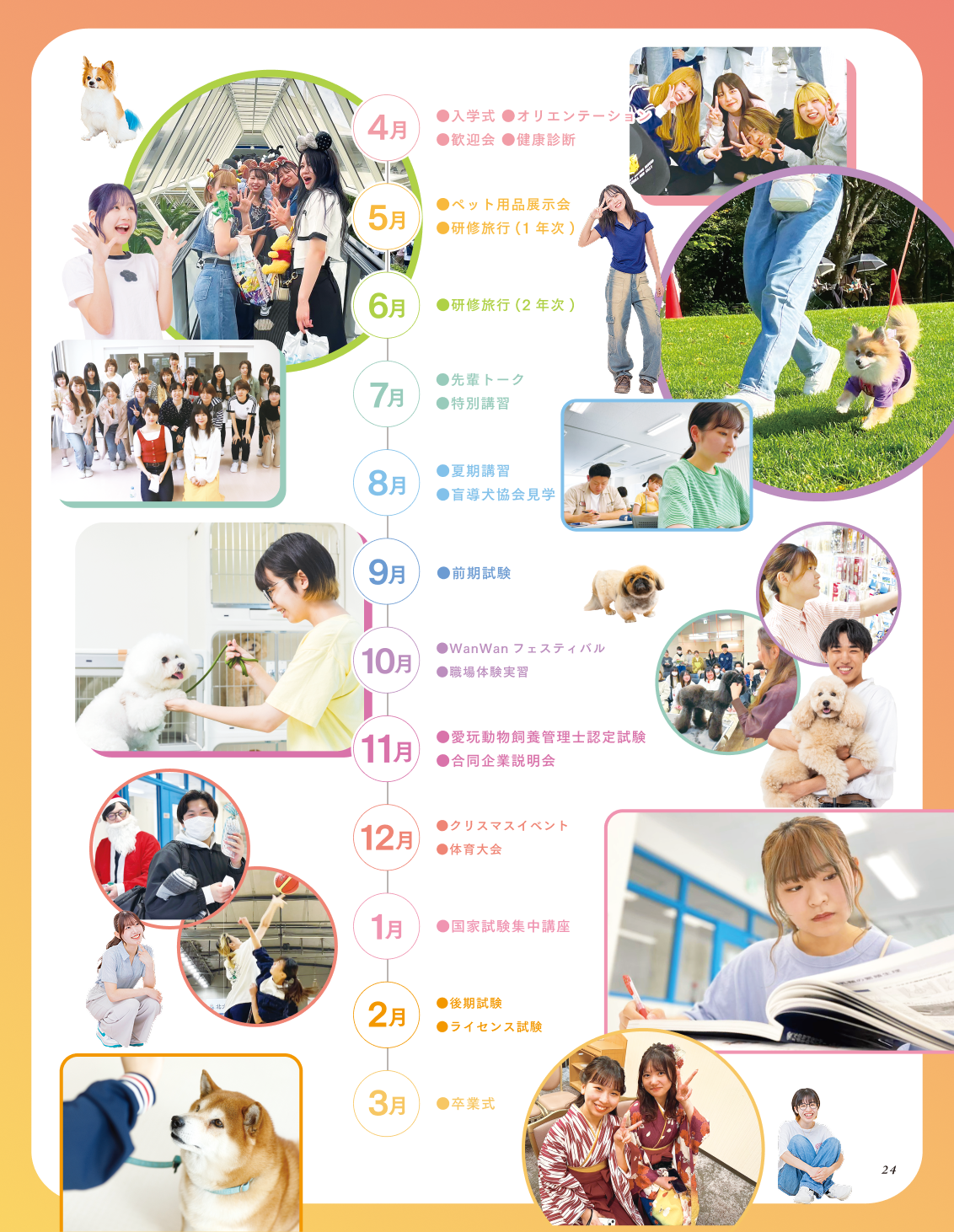 キャンパスライフの表