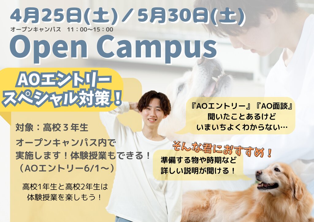 オープンキャンパスのイベント