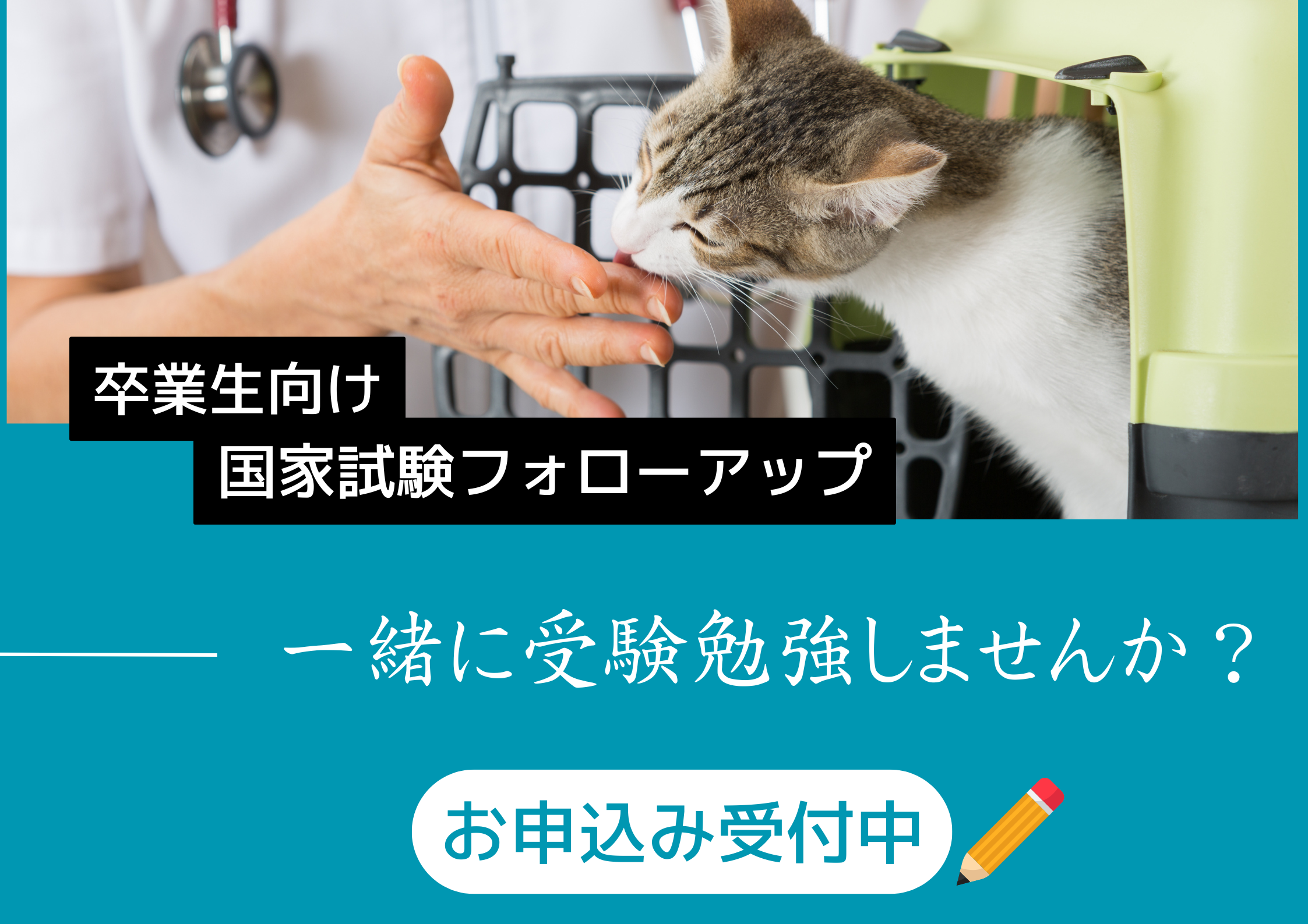 【卒業生へ】愛玩動物看護師国家試験フォローアップ