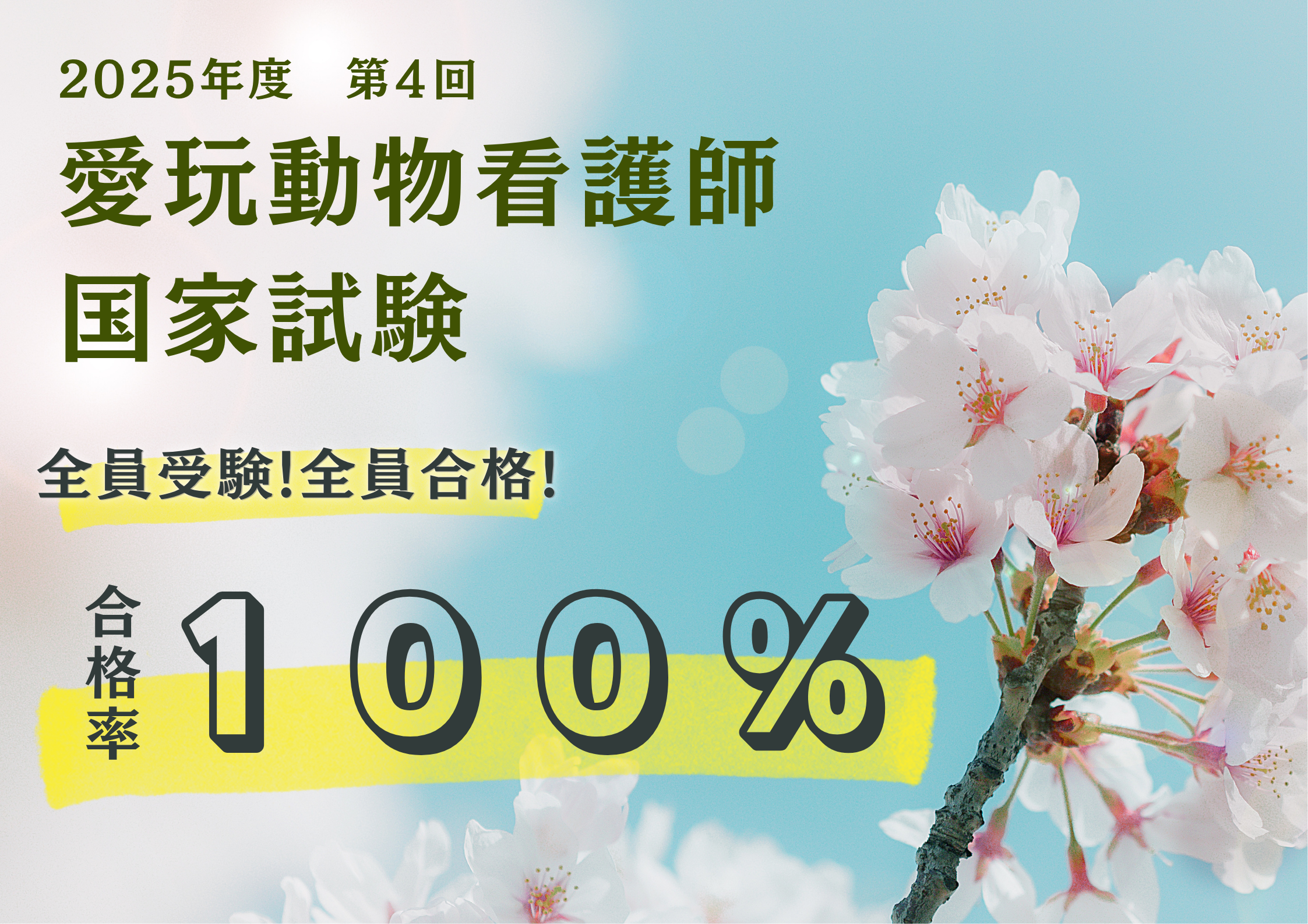 第４回　愛玩動物看護師国家試験　結果